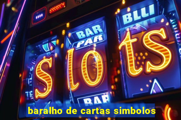 baralho de cartas simbolos